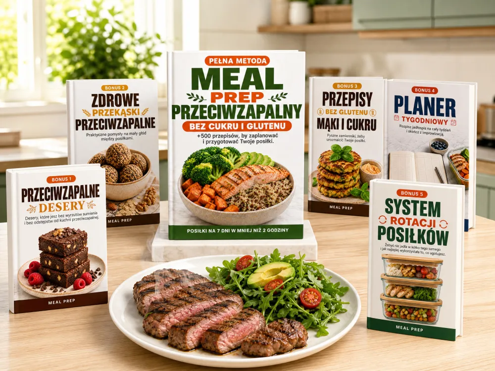 Meal Prep Przeciwzapalny z 5 bonusami